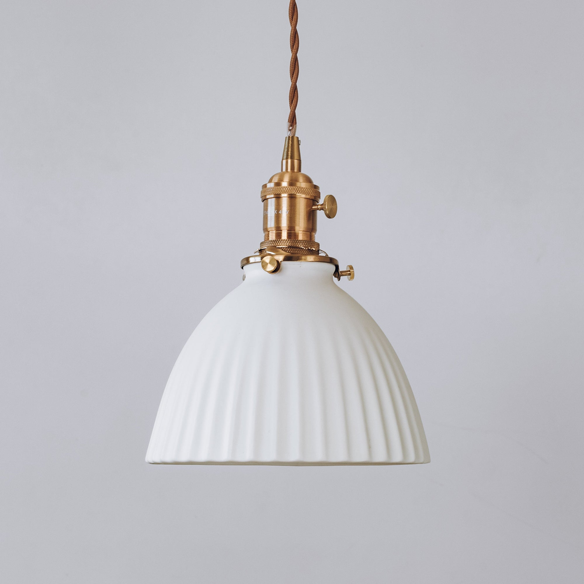 Margot Ceramic Pleated Pendant Light | Elegant Vintage Style