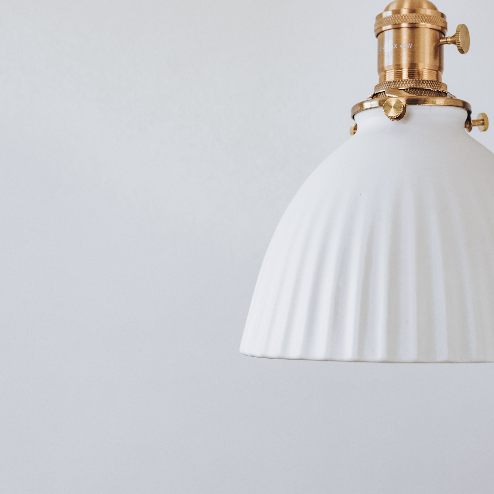 Margot Ceramic Pleated Pendant Light | Elegant Vintage Style