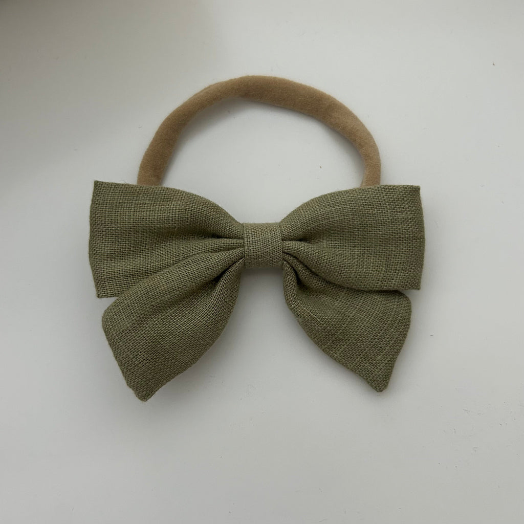 Essentīals Baby Linen Bow