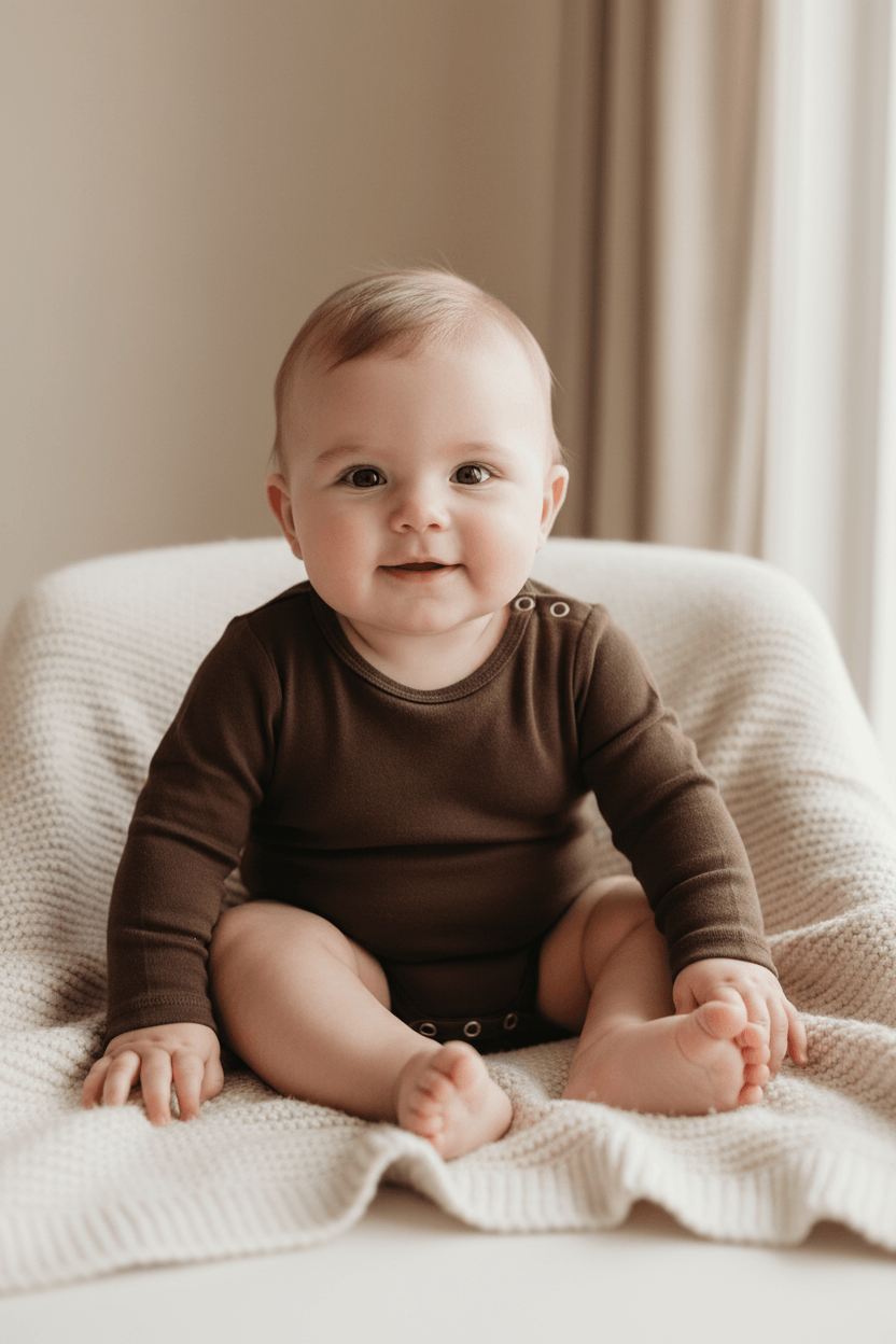 Papitō Soft Bamboo Wrap Bodysuit | Eco-Friendly & Gender-Neutral