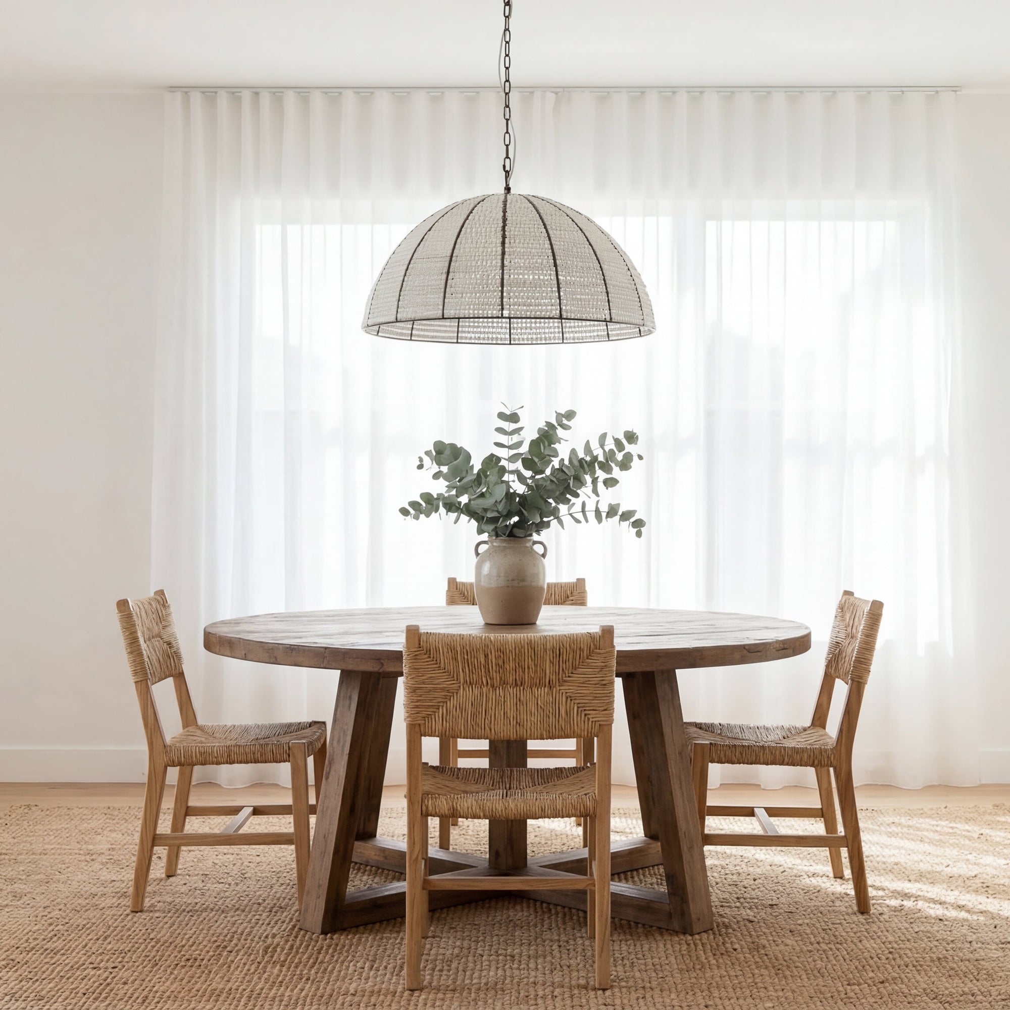 Estelle Beaded Dome Pendant Light - Chic Accent for Any Space