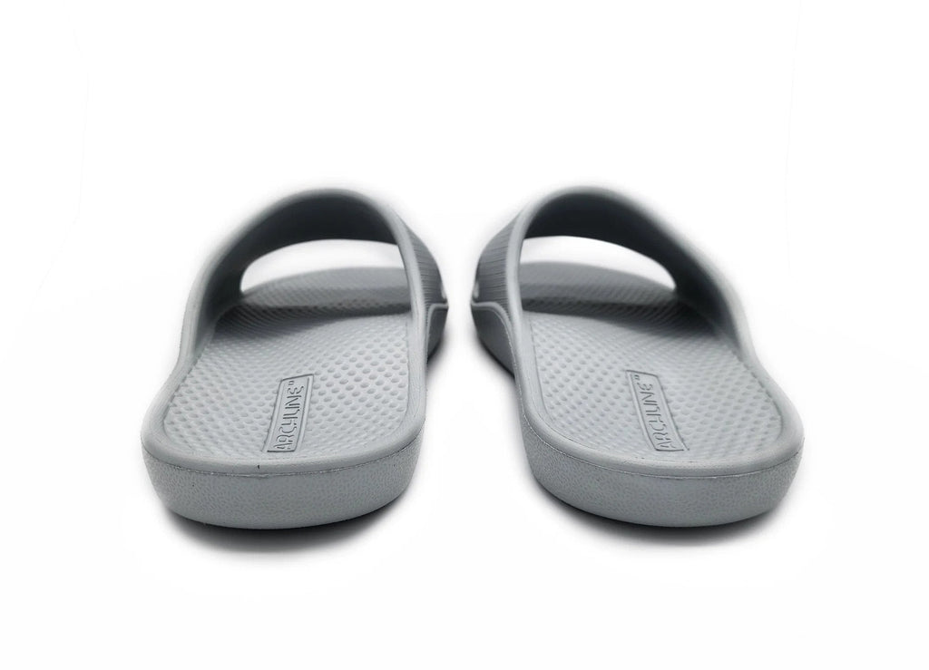 Archline Rebound Arch Support Slides - Comfort & Style in Ash Grey