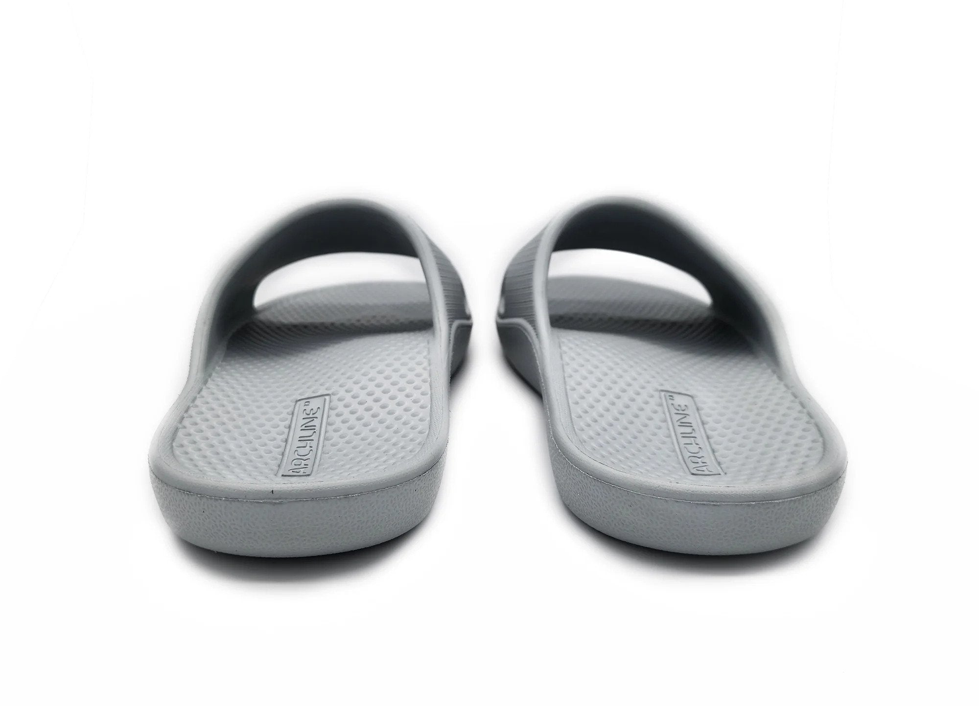 Archline Rebound Arch Support Slides - Comfort & Style in Ash Grey