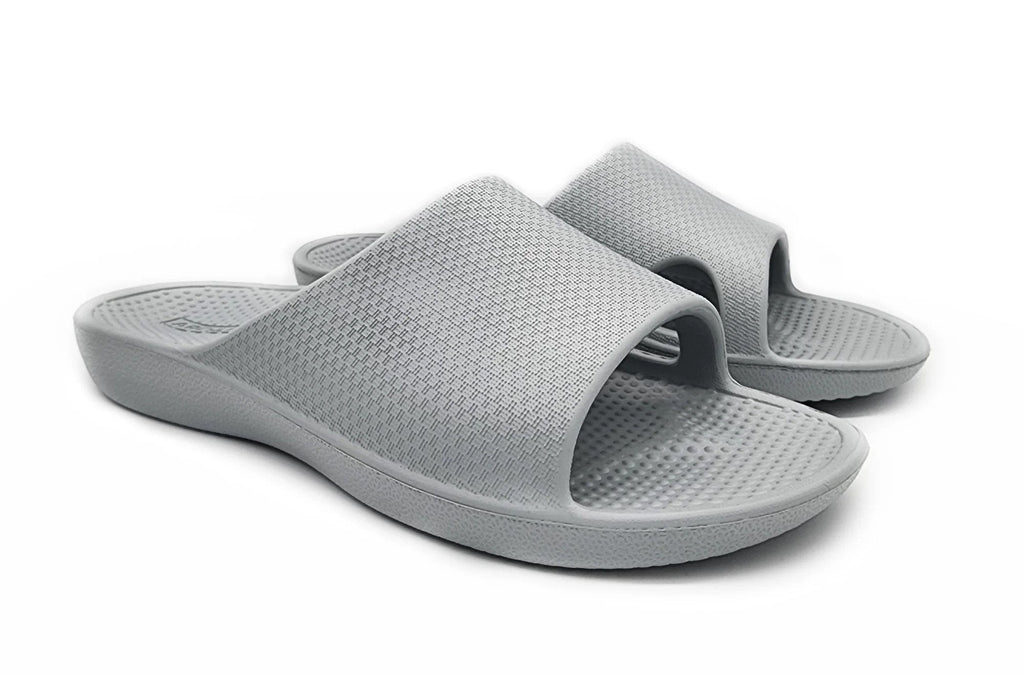 Archline Rebound Arch Support Slides - Comfort & Style in Ash Grey