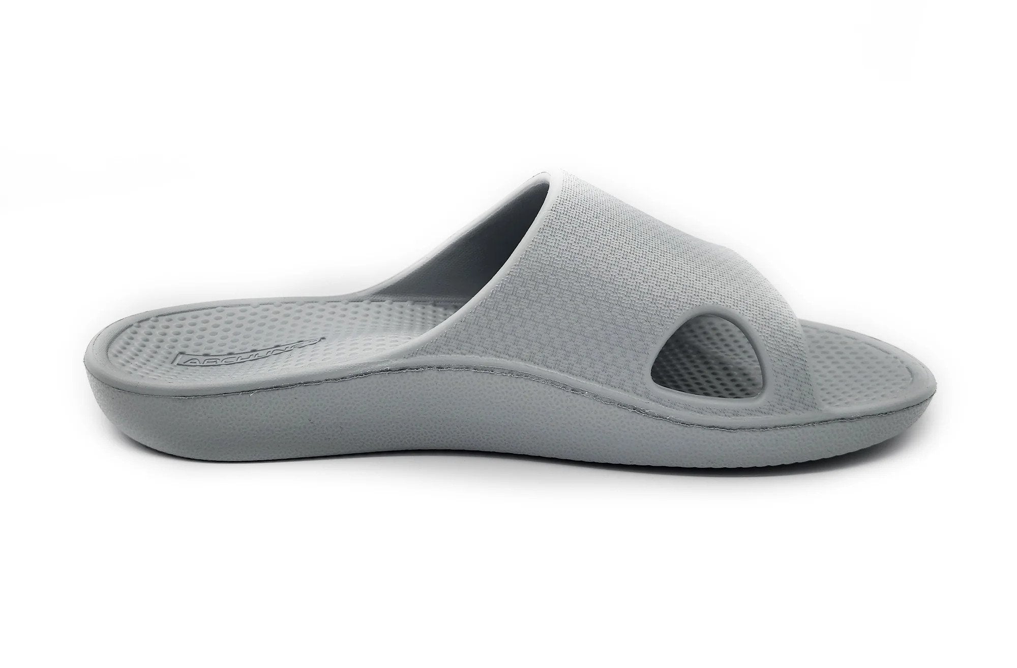 Archline Rebound Arch Support Slides - Comfort & Style in Ash Grey
