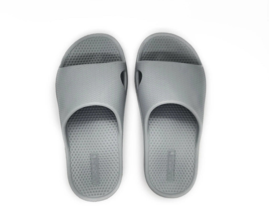 Archline Rebound Arch Support Slides - Comfort & Style in Ash Grey