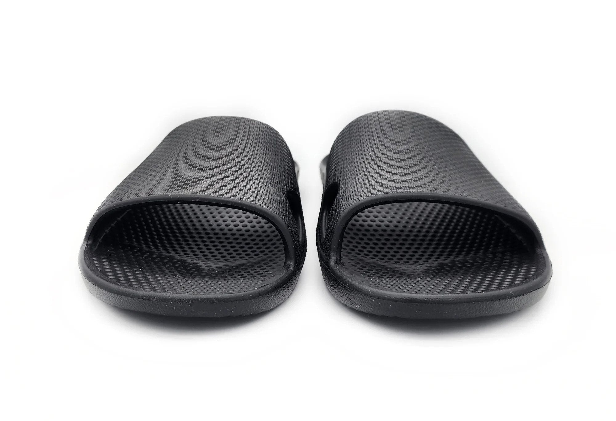 Archline Rebound Black Slides - Ultimate Comfort & Style