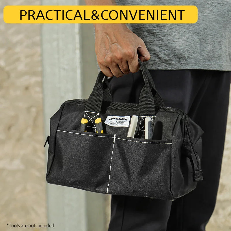 WINHUNT 12-Inch Wide Mouth Portable Tool Organizer Handbag