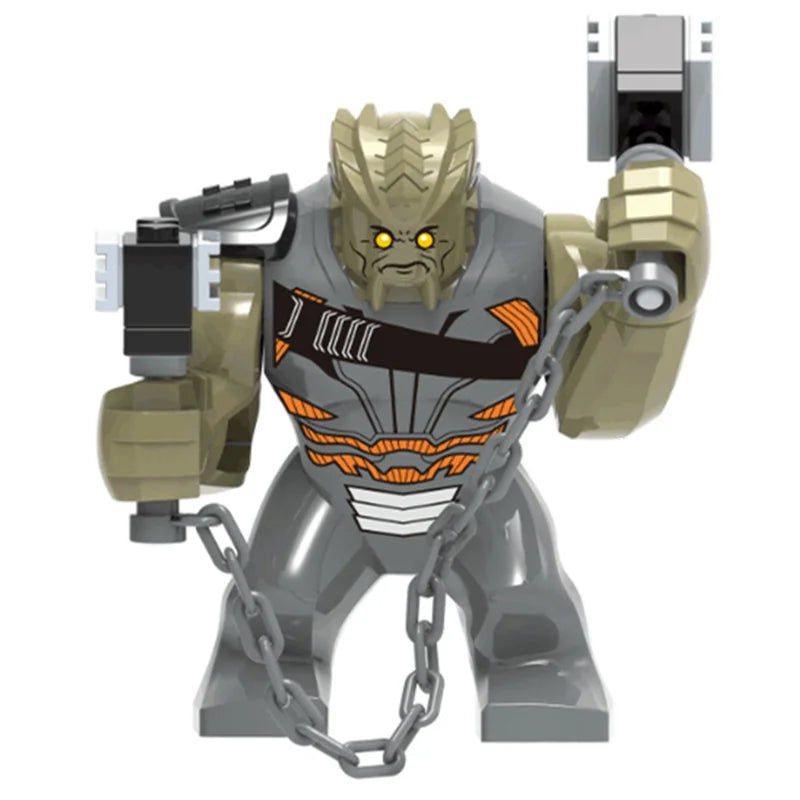 Blind Box Mini Building Blocks Superhero Figures Gift Set
