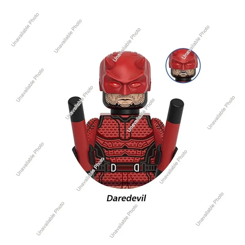Hot Toys Mini Building Blocks Superhero Figures - Fun for All Ages