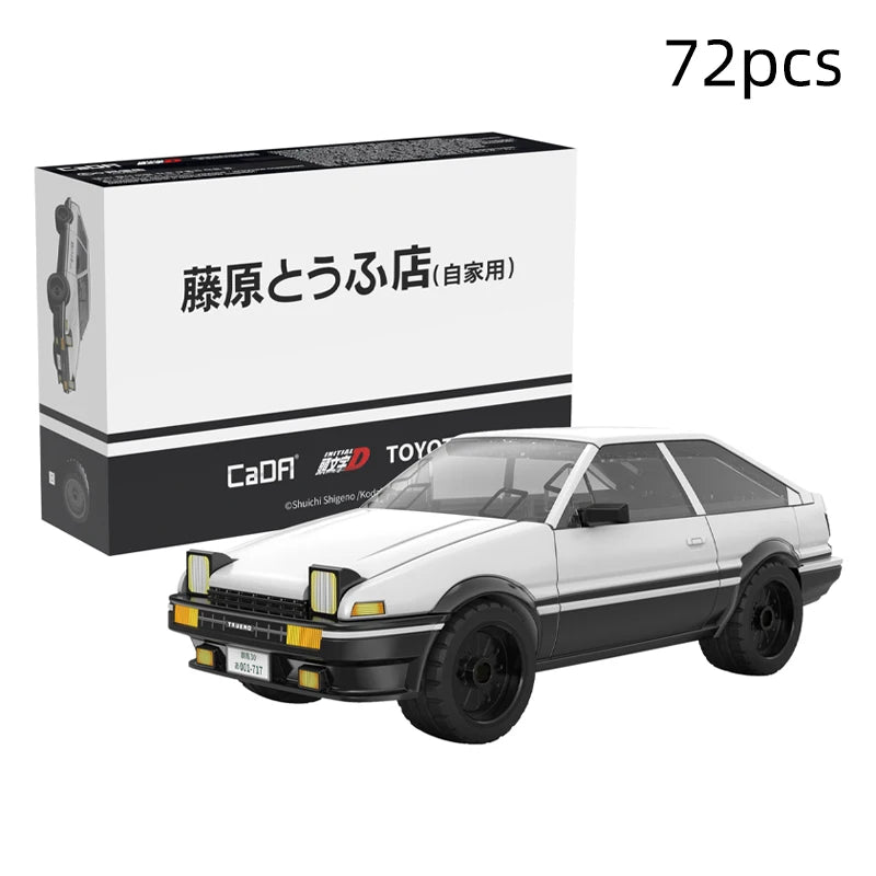 Cada Initial D Champion Vehicle Building Blocks for Creative Play