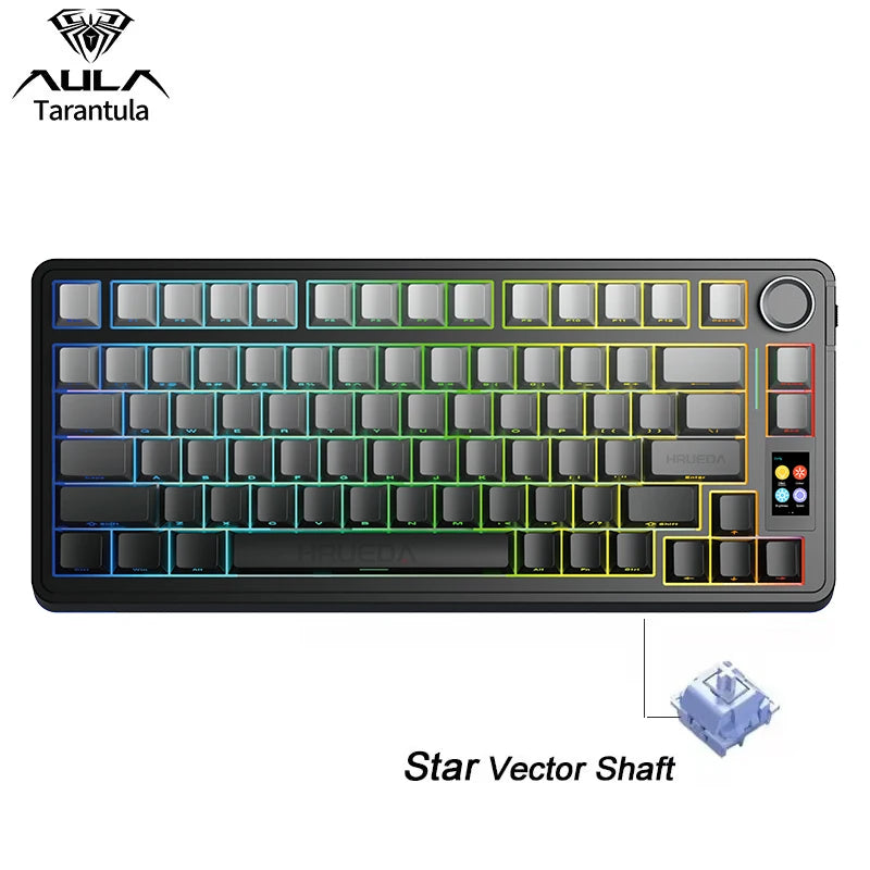 AULA S75 Pro RGB Wireless Mechanical Gaming Keyboard, 75% Layout