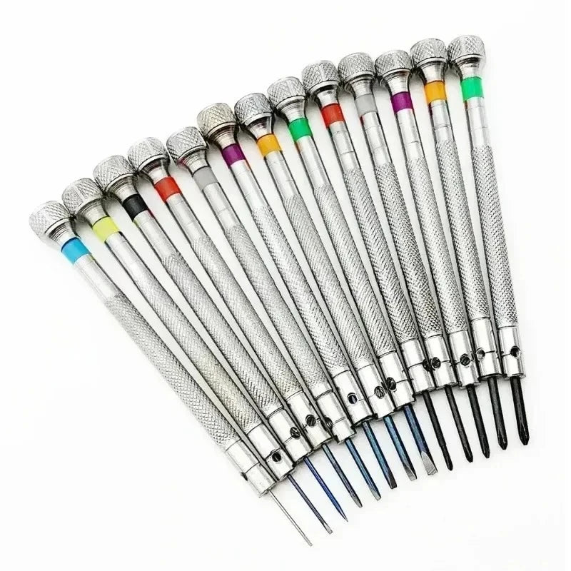 13-Piece Professional Watch Repair Tool & Screwdriver Set
