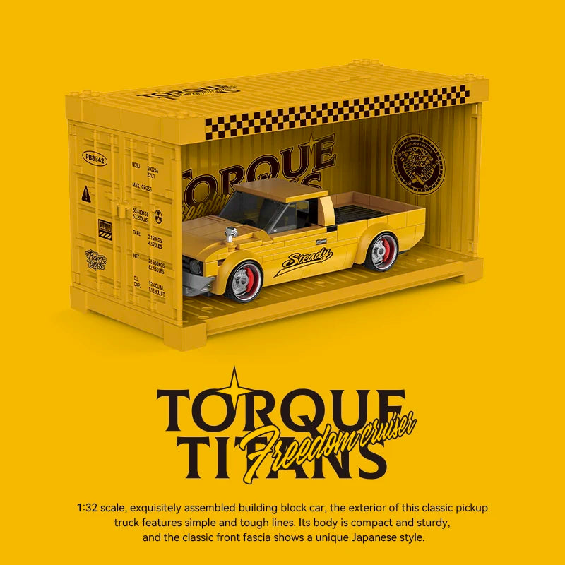 MOULD KING Technical Pickup Truck Building Blocks Model for Kids