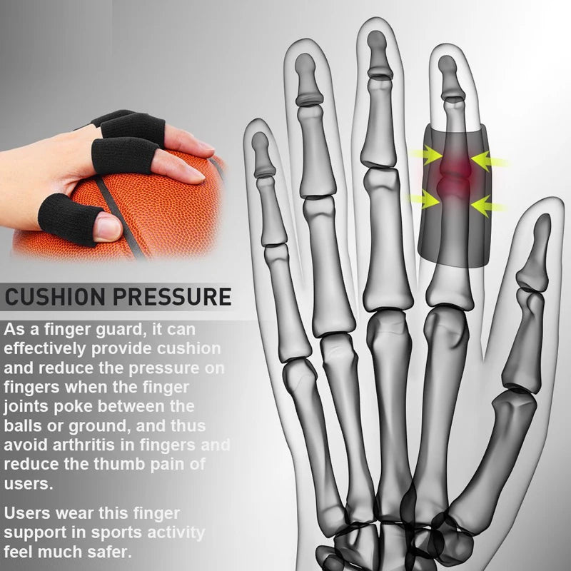 10PCS Breathable Finger Brace Sleeves - Comfortable Thumb Support