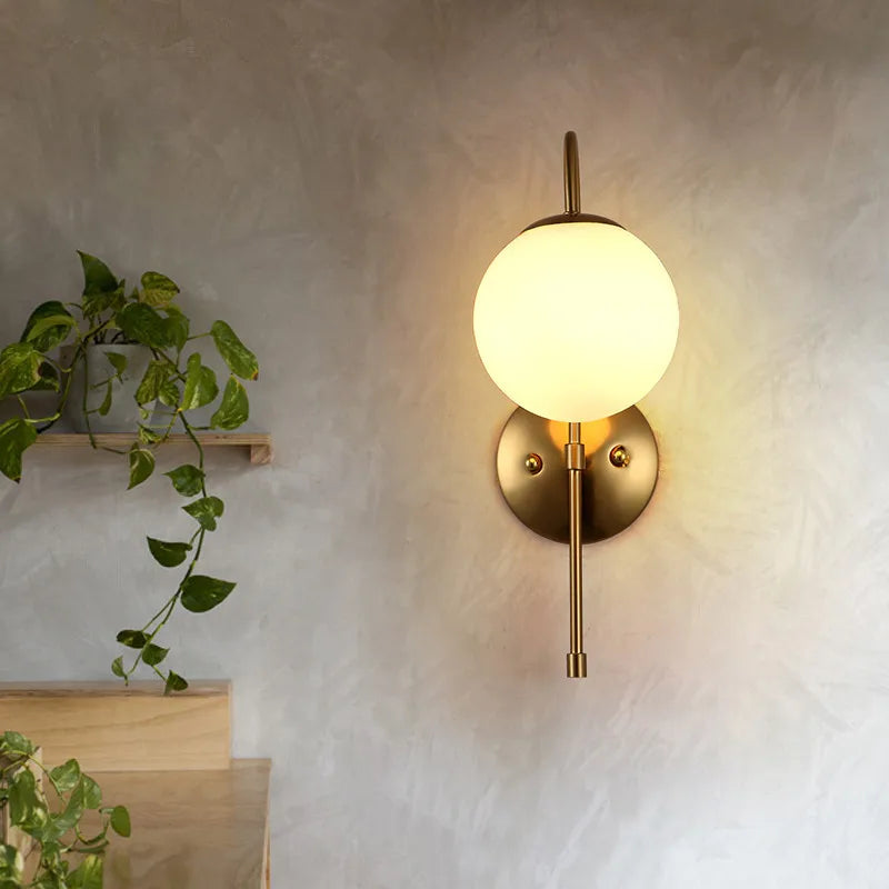 Modern Nordic Wall Lamp - Minimalist LED Sconce for Bedroom & Living Room