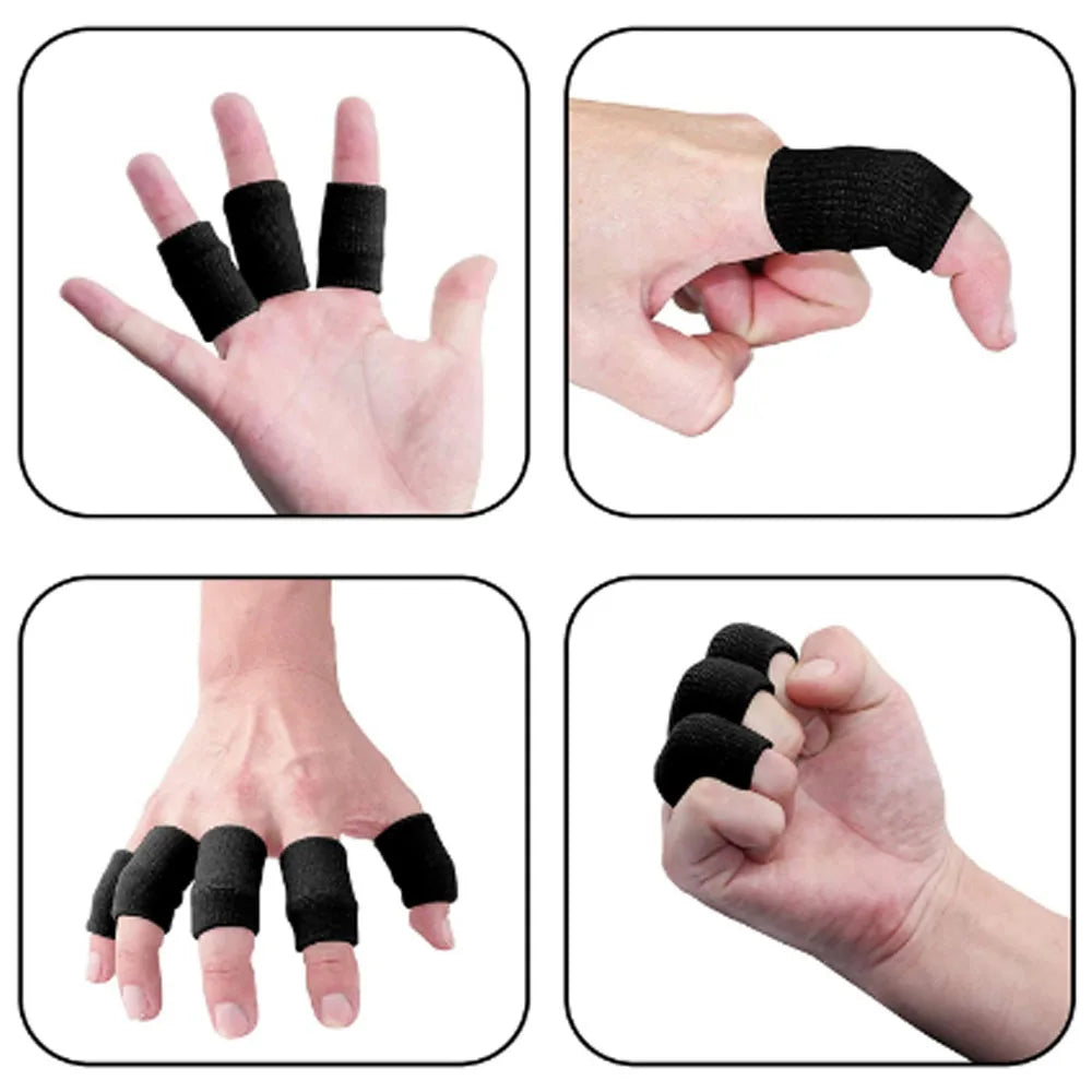 10PCS Breathable Finger Brace Sleeves - Comfortable Thumb Support