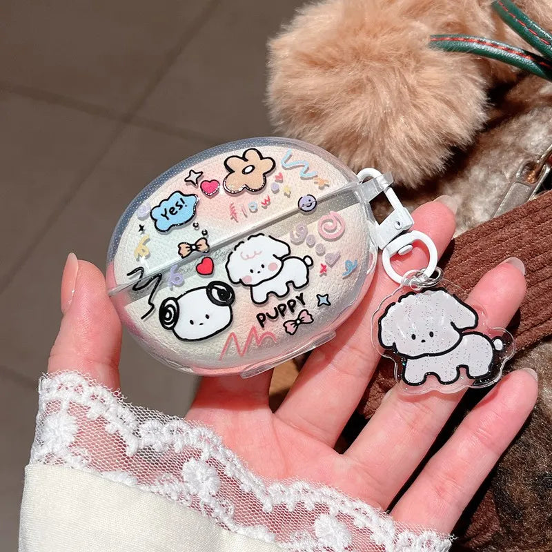 Crossky C50 Cartoon Soft Case for Wireless Bluetooth Earphones