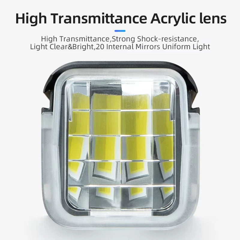 ROCKBROS 1500LM Bike Light - Smart IPX6 Waterproof Front Lamp
