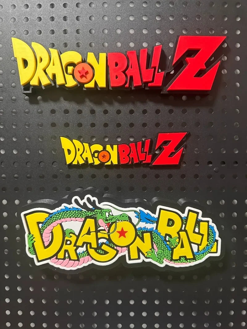 Dragon Ball Super 3D Printed Logo Sign - Handmade Ornament & Display