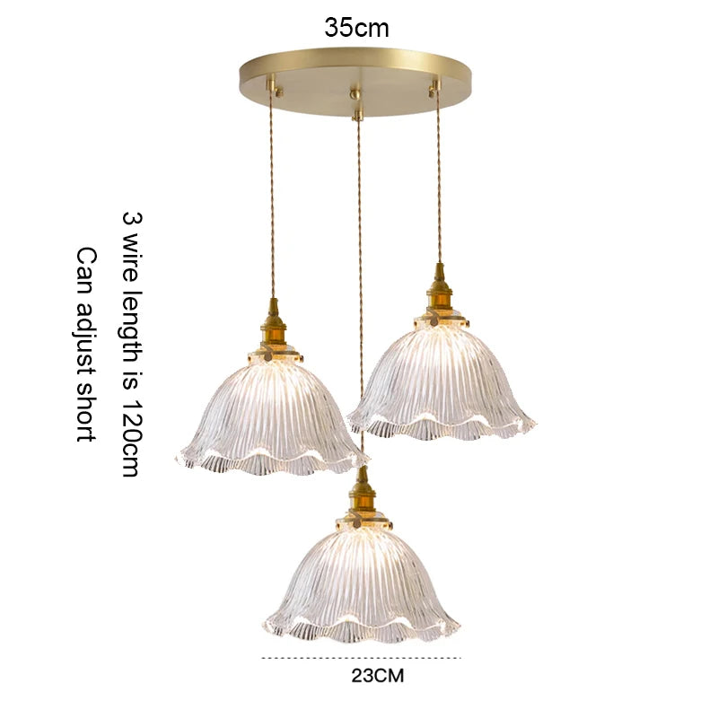 Stylish Glass Pendant Light for Dining Room & Restaurant Décor
