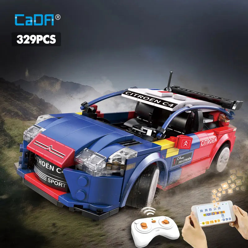 CADA Citroen WRC 2008 Remote Control Racing Car Building Blocks Set
