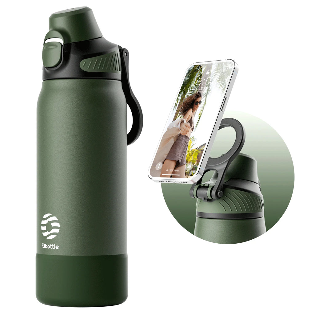 Leakproof Fjbottle Thermal Water Bottle with Magnetic Cap - Portable