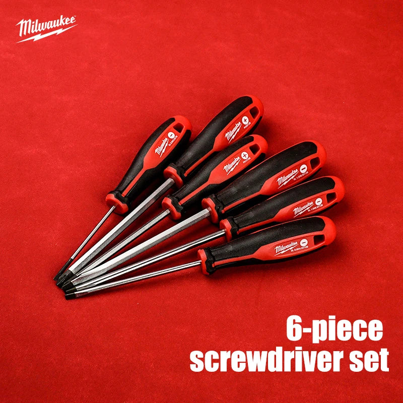 Milwaukee 6-Piece High Torque Screwdriver Set with Strong Magnet