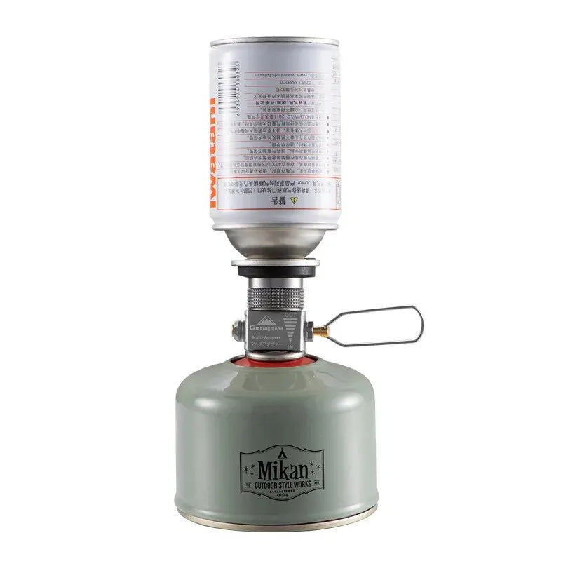 Lightweight CAMPINGMOON Z15 Gas Adapter for Safe Gas Refills