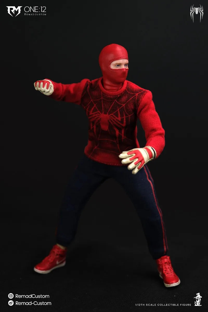 Tobey Maguire Spider Print Cloth Action Figure - 1/12 Scale