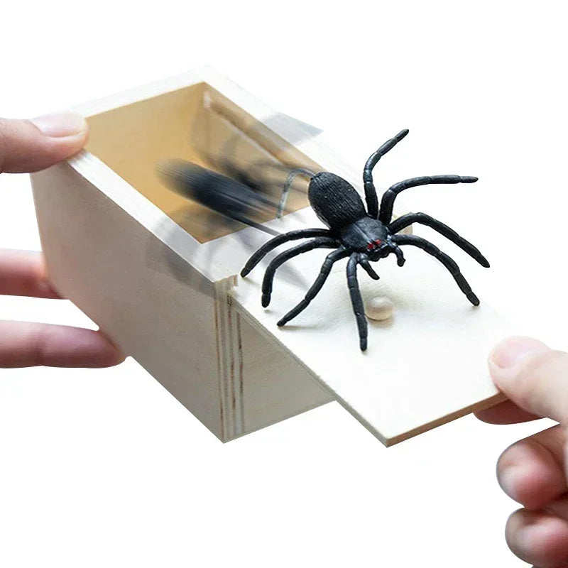 Trick Spider Scare Box - Fun Halloween Prank Decoration Game