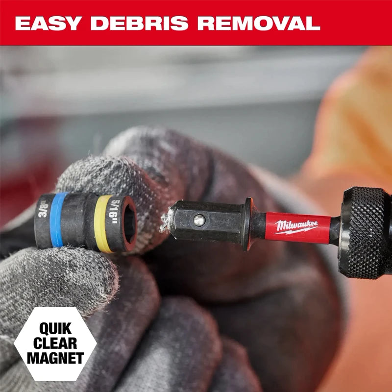 Milwaukee 2-Pack 2-in-1 Magnetic Nut Driver Set for Impact Drivers