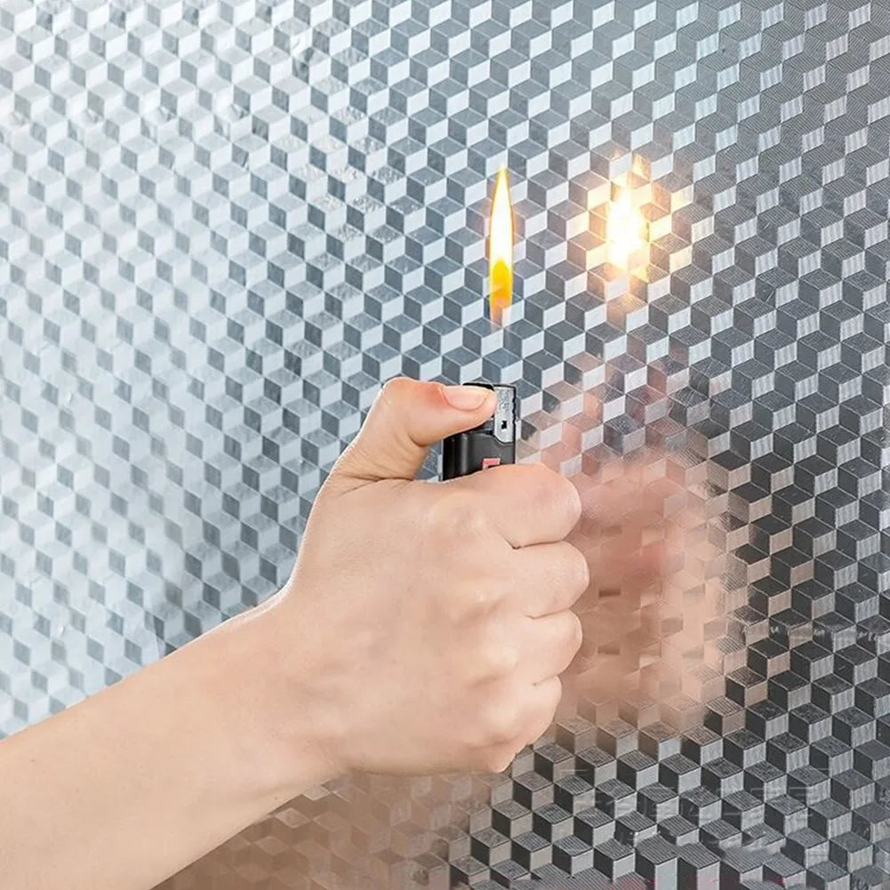 Waterproof Kitchen Countertop Oil-Proof Aluminum Foil Sticker - 1/2/5M