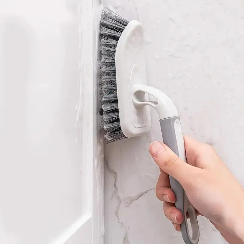 Long-Handled Cleaning Brush for Bathroom & Tile Gaps - Efficient & Durable