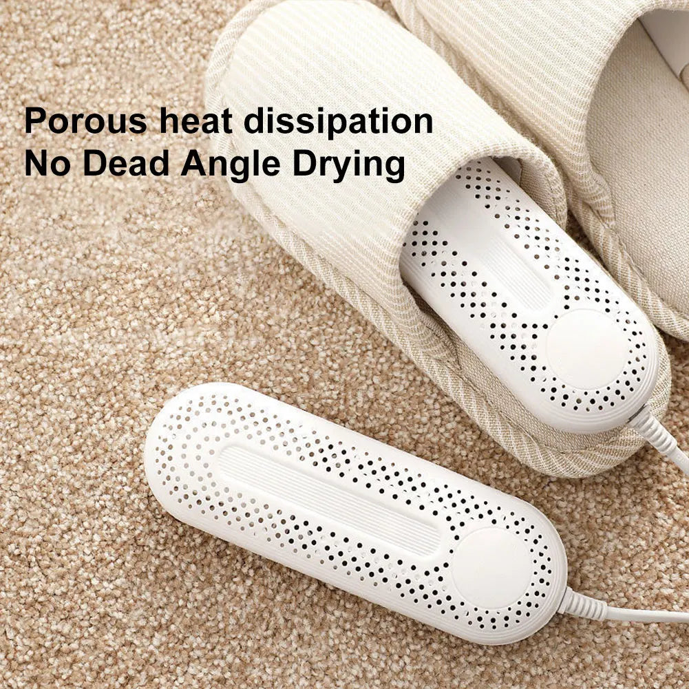 Compact Electric Shoe Dryer with Purple Light - Fast Drying & Deodorizing