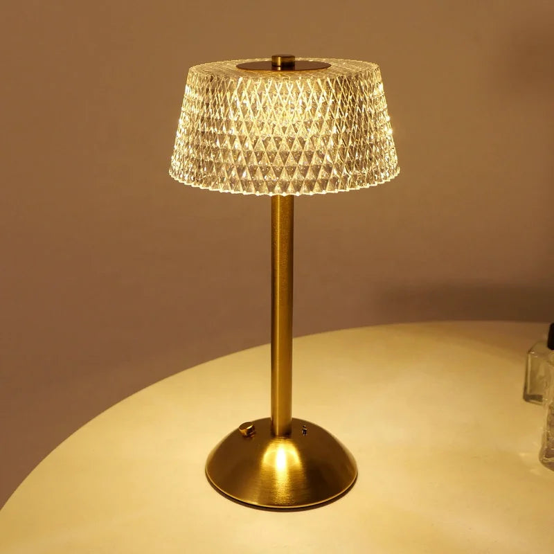 Nordic LED Table Lamp - Modern Rechargeable Touch Control Light