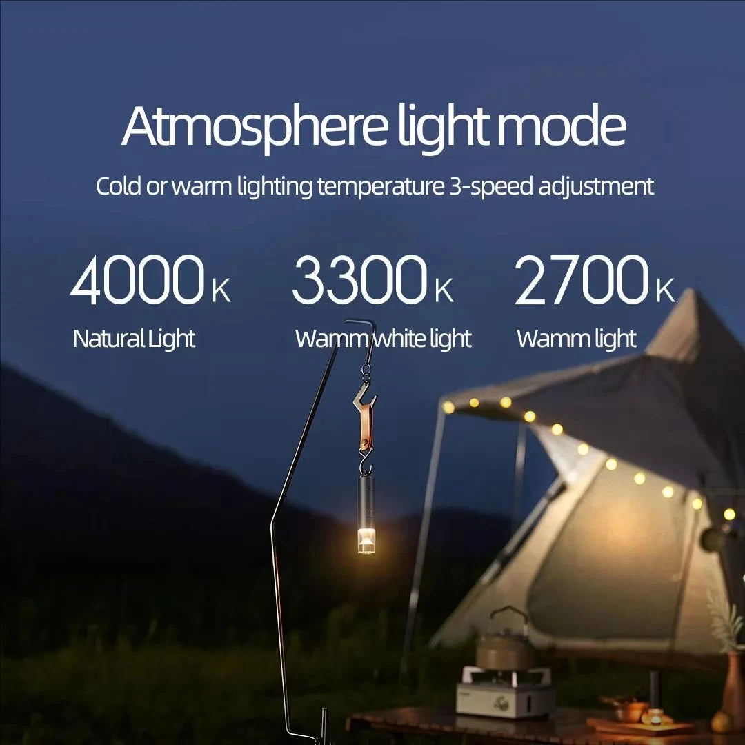 Mijia 1000 Lumen Rechargeable Flashlight - Multi-Functional Emergency Light