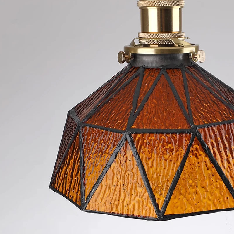 Nordic Retro Green Pendant Light for Stylish Home Decor