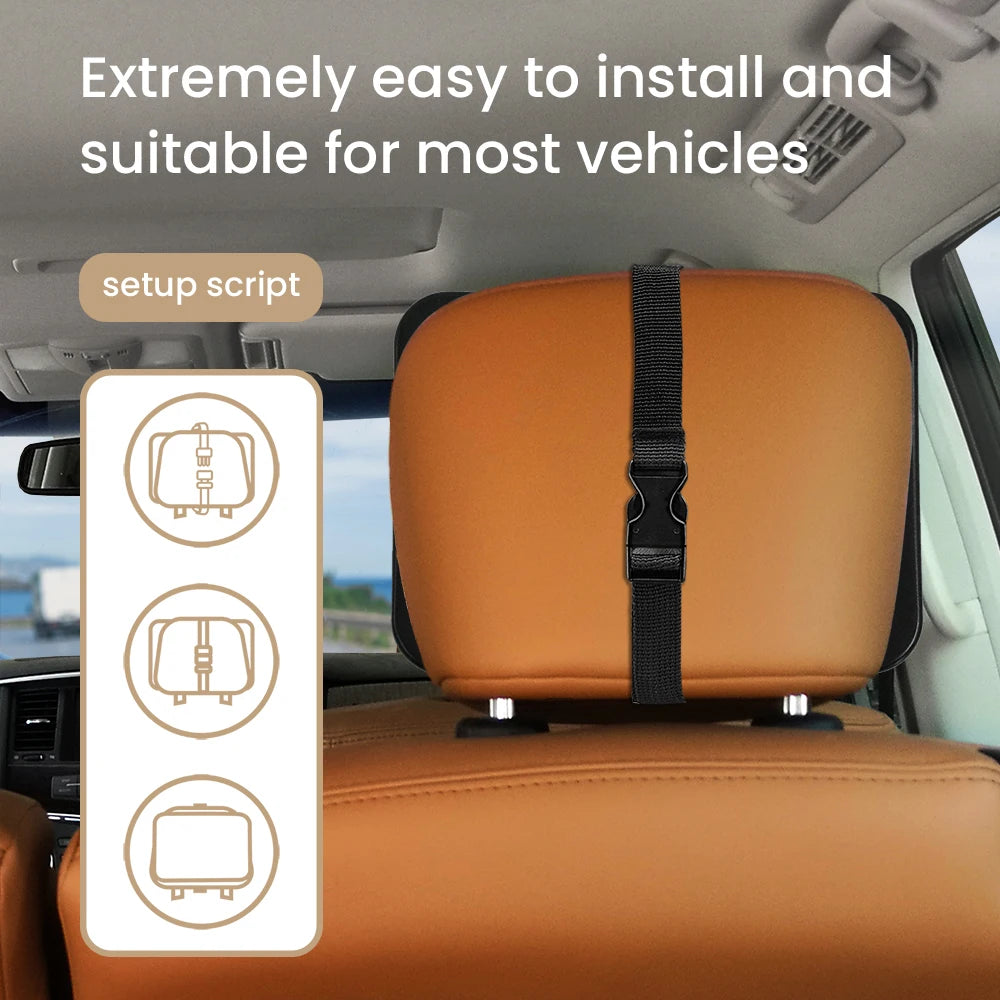 Shatterproof Baby Car Mirror - Safe Rearview for Infants, Easy Install