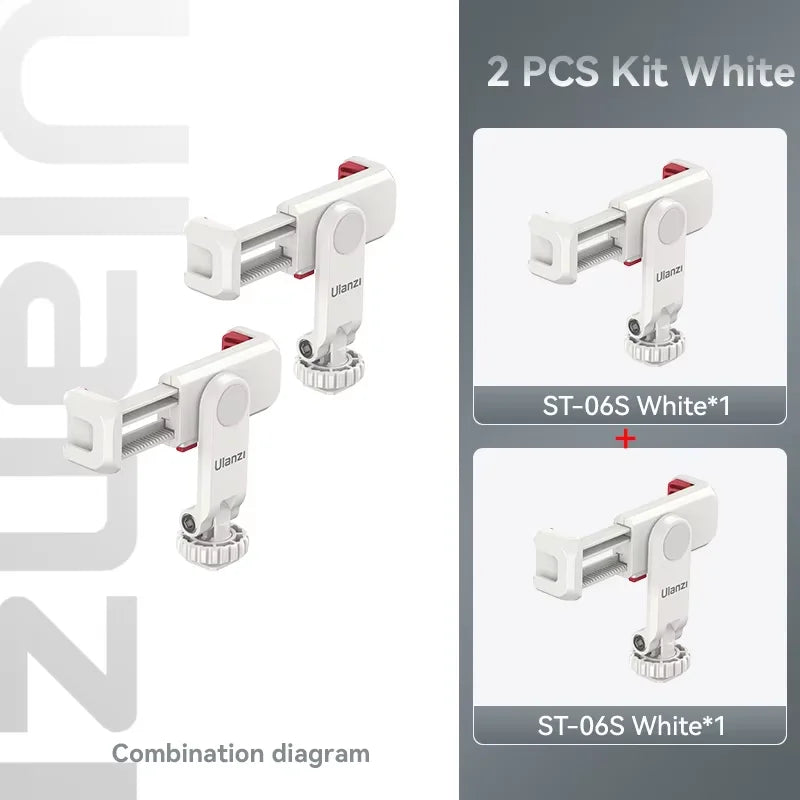 Ulanzi ST-06S 360° Mobile Phone Clip Holder for Tripods & Accessories