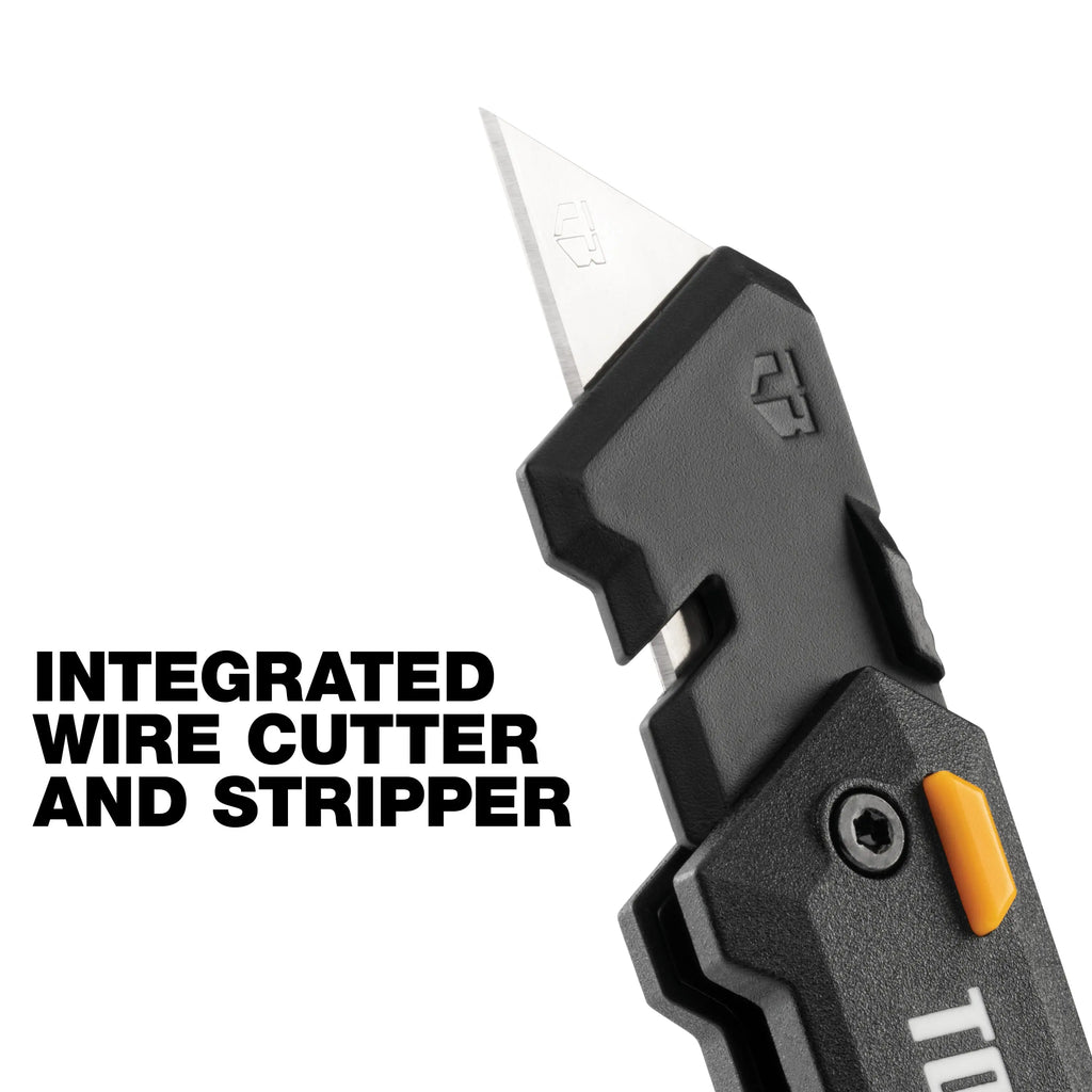 ToughBuilt Folding Utility Knife – Compact & Versatile Cutting Tool