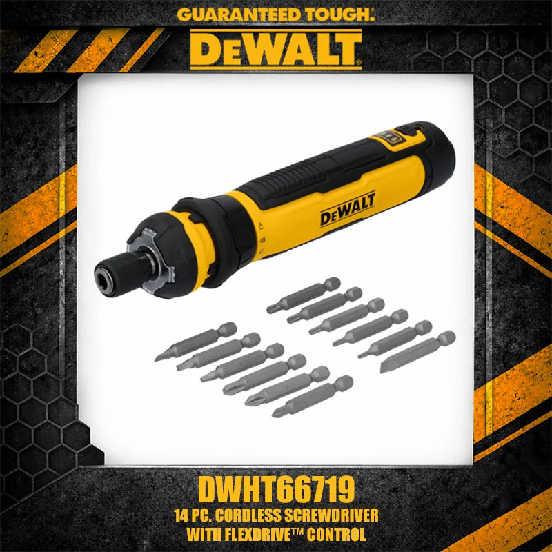 DEWALT 14-Piece Cordless Screwdriver Set with FLEXDRIVE Control