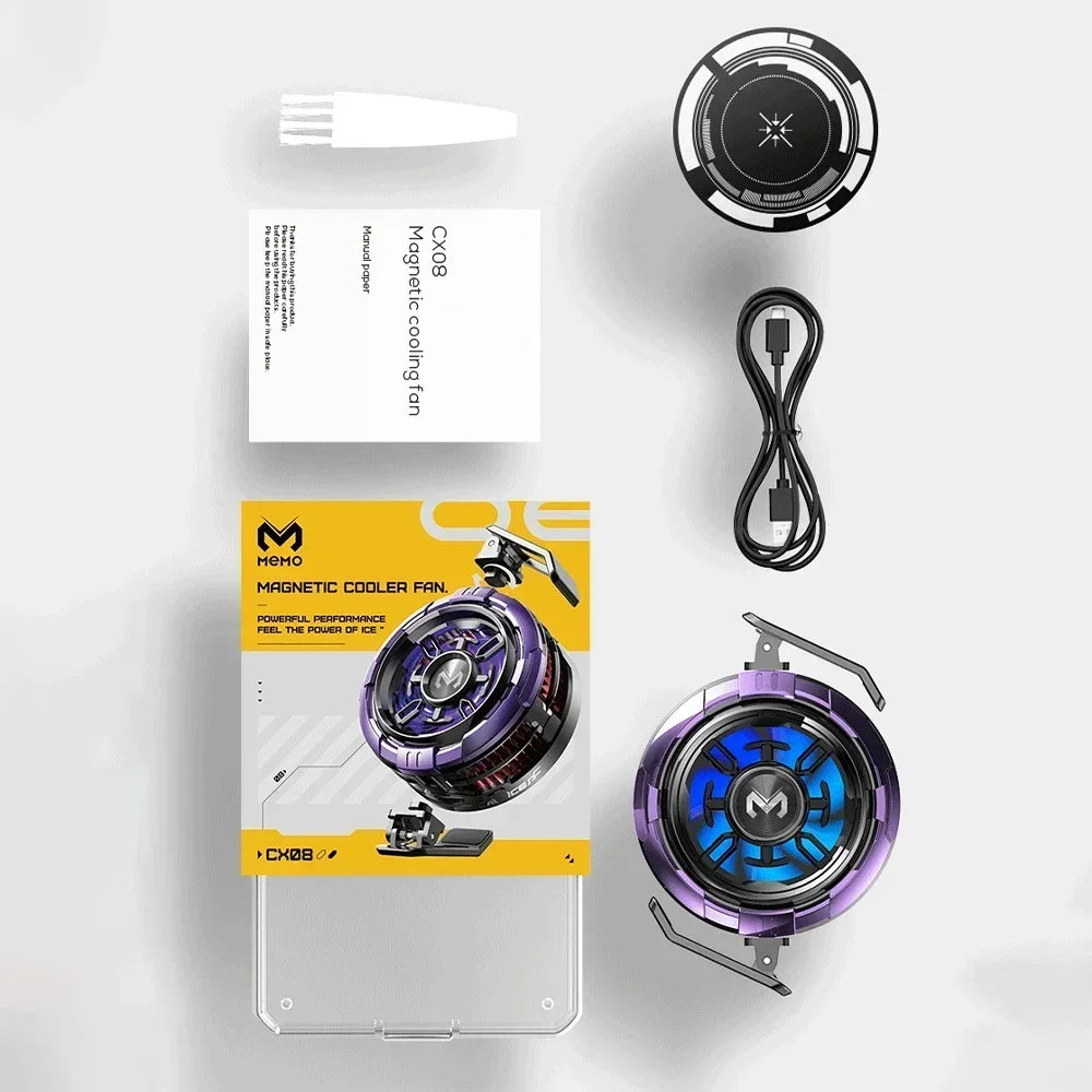 MEMO CX08 Pro Mobile Phone Cooling Radiator for Gamers - Universal Fit