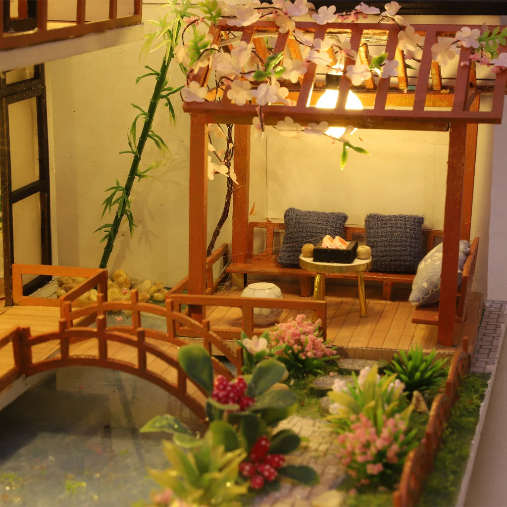 3D Dollhouse Model Kit - DIY Puzzle with Furniture for Home Decor