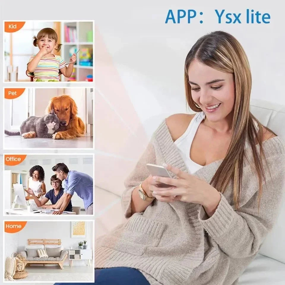 1080P Mini WiFi Camera with Night Vision for Home Safety & Monitoring