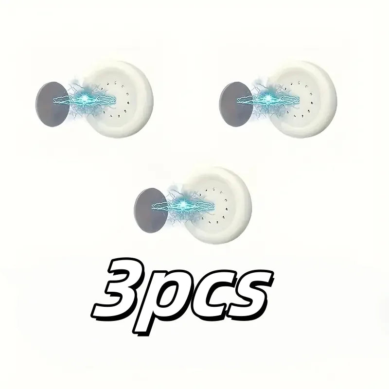 3pcs No Drill Magnetic Remote Holder - Space-Saving Wall Mount