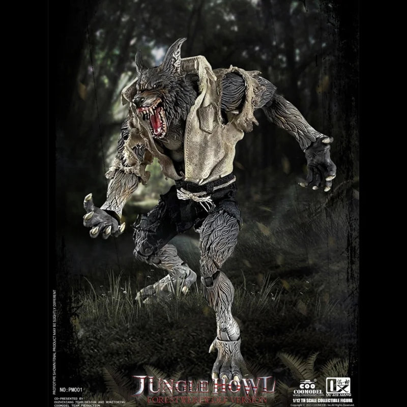 COOMODEL 1/12 Palmtop Monster Howl Werewolves Action Figures