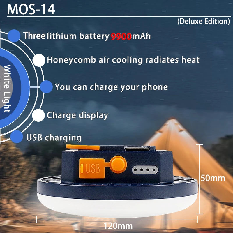 MOSLIGHTING Rechargeable LED Lantern - Ultimate Portable Camping Light