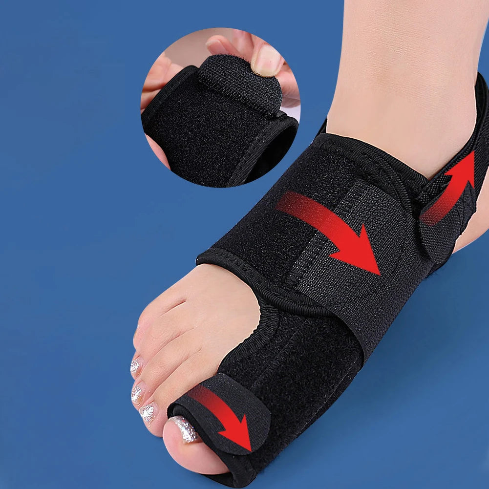 Adjustable Bunion Corrector with Breathable Fabric for Foot Relief