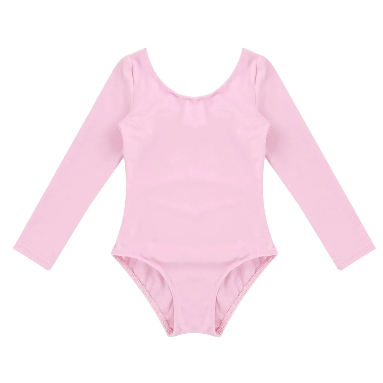 Girls Long Sleeve Ballet Leotard - Soft & Stretchy Dance Costume